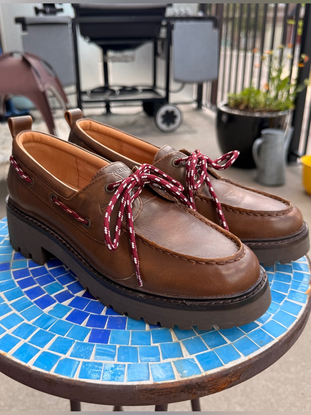 Sperry Eye Lug Sole Flats